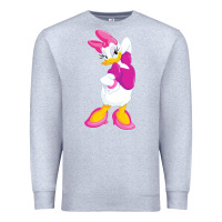 Heather Grey daisy duck Premium Sweatshirt - baoMotion