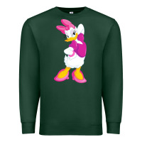 Sports Green daisy duck Premium Sweatshirt - baoMotion