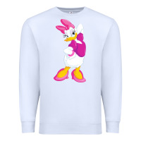 White daisy duck Premium Sweatshirt - baoMotion