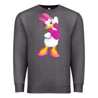 Charcoal Heather daisy duck Premium Sweatshirt - baoMotion