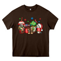 Chocolate Brown army Christmas coffee Heavy Core Tee - Jasminsmagicworld