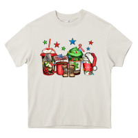 Cream army Christmas coffee Heavy Core Tee - Jasminsmagicworld