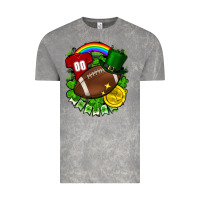Cloud Rock St. Patrick's Day American Football Vintage Tee - FaDigitalArtStudio