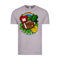Vintage Zinc St. Patrick's Day American Football Vintage Tee - FaDigitalArtStudio