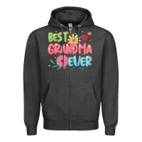 Charcoal Heather best grandma ever Zipper Hoodie - JahusDesignShop