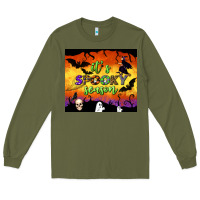 Army Green it's spooky season tumbler Long Sleeve Tee - BundleAndBundleShop