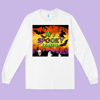 It's Spooky Season Tumbler Long Sleeve Tee Designed By Bundleandbundleshop