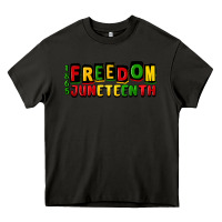 Asphalt freedom juneteenth Heavy Core Tee - CowGirlArtShop