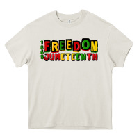 Cream freedom juneteenth Heavy Core Tee - CowGirlArtShop