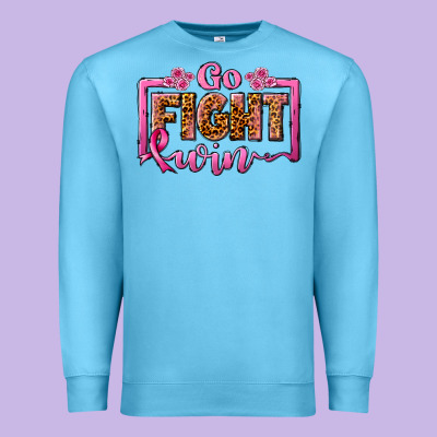Go Fight Win Premium Sweatshirt Designed By Jahusdesignshop