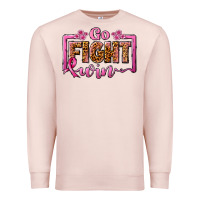 Pale Pink go fight win Premium Sweatshirt - JahusDesignShop