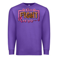 Purple go fight win Premium Sweatshirt - JahusDesignShop