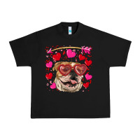 Valentine's Day  Brown English Bulldog Urban Heavy Tee | Teevron