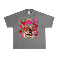 Tornado valentine's day  brown english bulldog Urban Heavy Tee - RanaPortraitStore