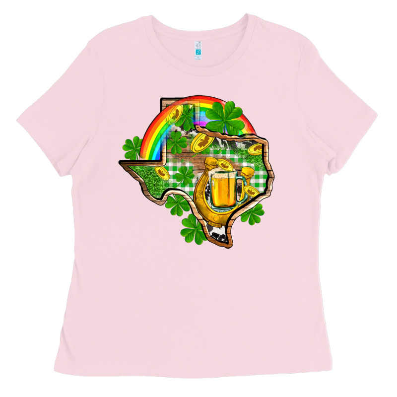 Texas St. Patrick's Day Ladies Tee by OliviaCreatesArt | Teevron