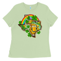 Matcha Texas St. Patrick's Day Ladies Tee - OliviaCreatesArt