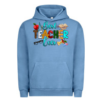 Pigment Pebble Blue best teacher ever Urban Hoodie - RanaPortraitStore