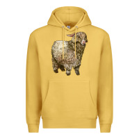 Antique Gold Angora Goat Premium Hoodie - LillyAllenDesigns