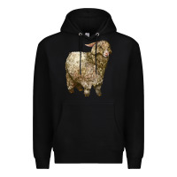 Black Angora Goat Premium Hoodie - LillyAllenDesigns