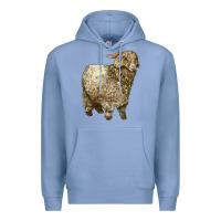 Colony Blue Angora Goat Premium Hoodie - LillyAllenDesigns