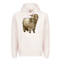 Pale Pink Angora Goat Premium Hoodie - LillyAllenDesigns