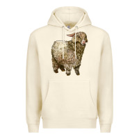 Sandshell Angora Goat Premium Hoodie - LillyAllenDesigns