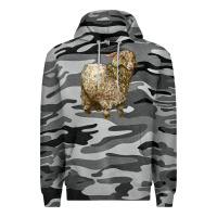 Slate Camo Angora Goat Premium Hoodie - LillyAllenDesigns