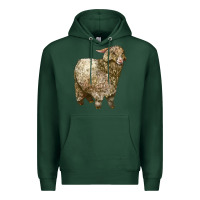 Sports Green Angora Goat Premium Hoodie - LillyAllenDesigns