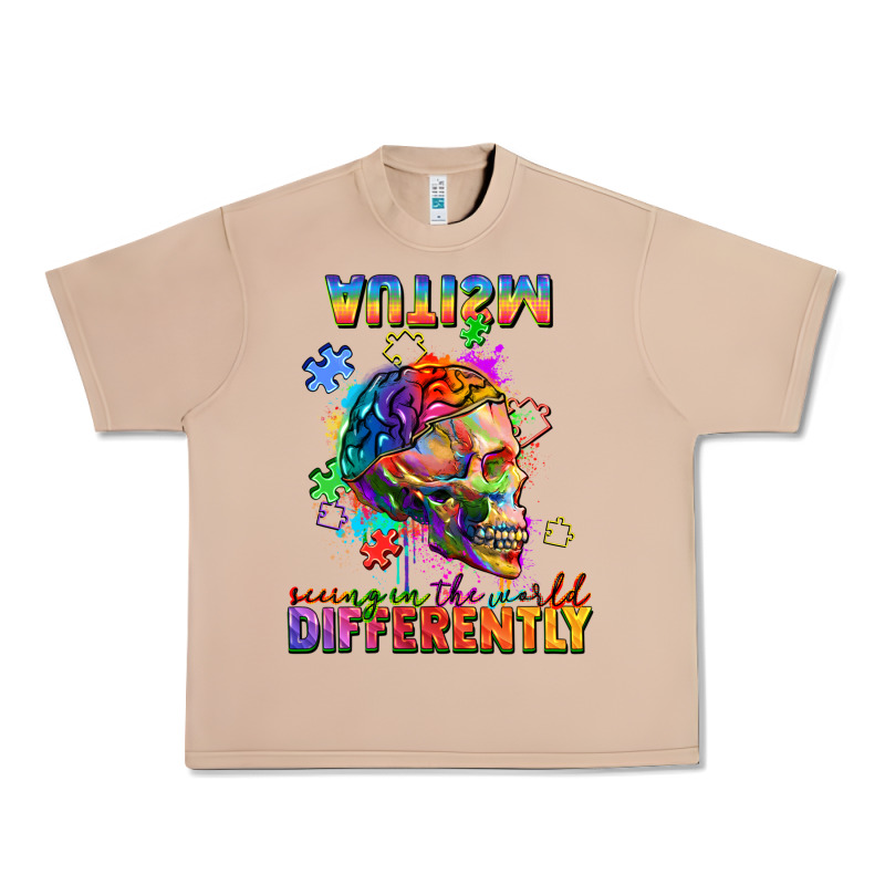 Autism Seeing In The World Differently Urban Heavy Tee by FaDigitalArtStudio | Teevron