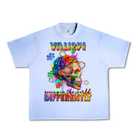 Grape Ice Autism seeing in the world differently Urban Heavy Tee - FaDigitalArtStudio
