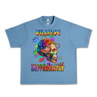 Pebble Blue Autism seeing in the world differently Urban Heavy Tee - FaDigitalArtStudio