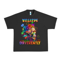 Pigment Black Autism seeing in the world differently Urban Heavy Tee - FaDigitalArtStudio