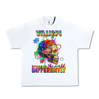 White Autism seeing in the world differently Urban Heavy Tee - FaDigitalArtStudio