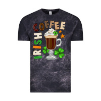 Cloud Black Irish coffee St. Patrick's Day Vintage Tee - FaDigitalArtStudio