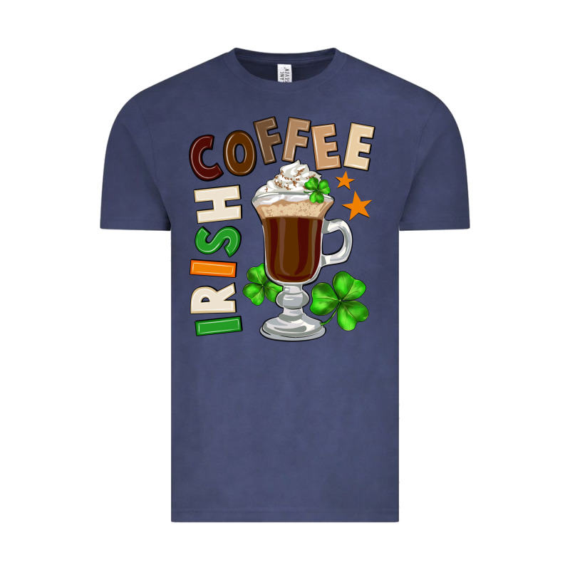 Irish Coffee St. Patrick's Day Vintage Tee by FaDigitalArtStudio | Teevron