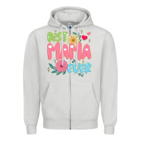 Dove Grey best mama ever Zipper Hoodie - JahusDesignShop