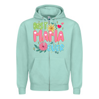 Seafoam best mama ever Zipper Hoodie - JahusDesignShop