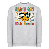 Heather Grey peace out 2024 5th grade Heavyweight Sweatshirt - JahusDesignShop