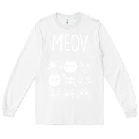 White Meow Long Sleeve Tee - Bettercallsaul