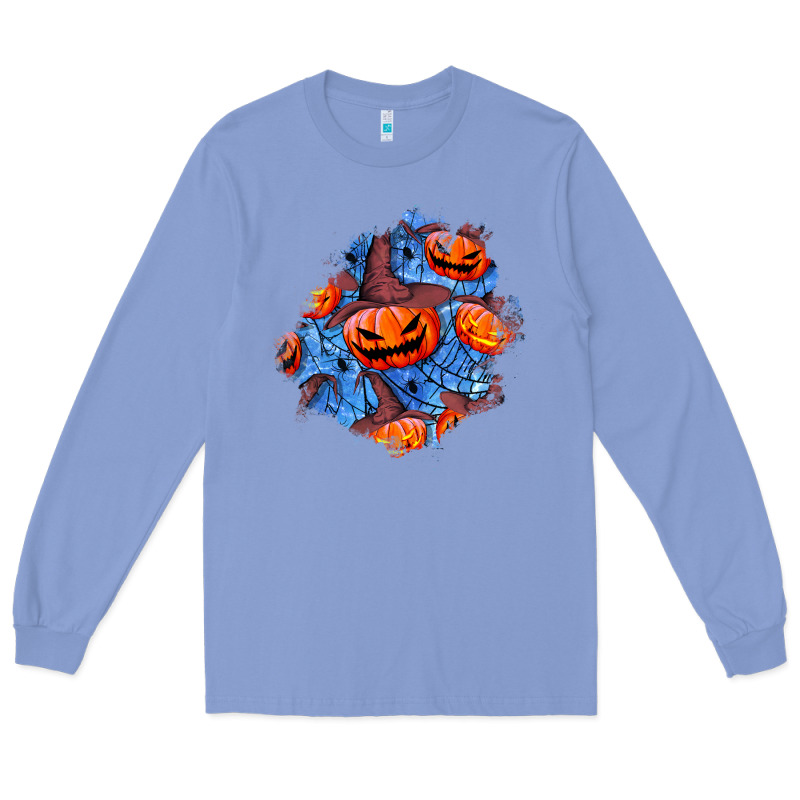 Halloween Pumpkin Patch  5 Long Sleeve Tee by BundleAndBundleShop | Teevron