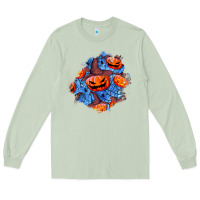 Matcha halloween pumpkin patch  5 Long Sleeve Tee - BundleAndBundleShop