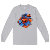 Moon Dust halloween pumpkin patch  5 Long Sleeve Tee - BundleAndBundleShop