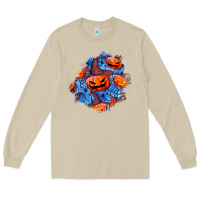 Mushroom halloween pumpkin patch  5 Long Sleeve Tee - BundleAndBundleShop