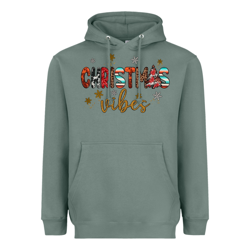 Christmas Vibes Heavyweight Hoodie by JahusDesignShop | Teevron