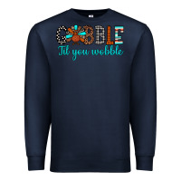 Navy gobble til tou wobble Premium Sweatshirt - JahusDesignShop