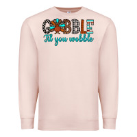 Pale Pink gobble til tou wobble Premium Sweatshirt - JahusDesignShop