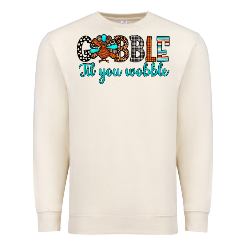 Gobble Til Tou Wobble Premium Sweatshirt by JahusDesignShop | Teevron