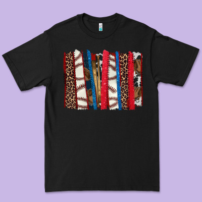 Baseball Brushstroke Premium Tee Designed By Howdyjamesfarm