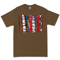 Cacao Baseball brushstroke Premium Tee - HowdyJamesFarm