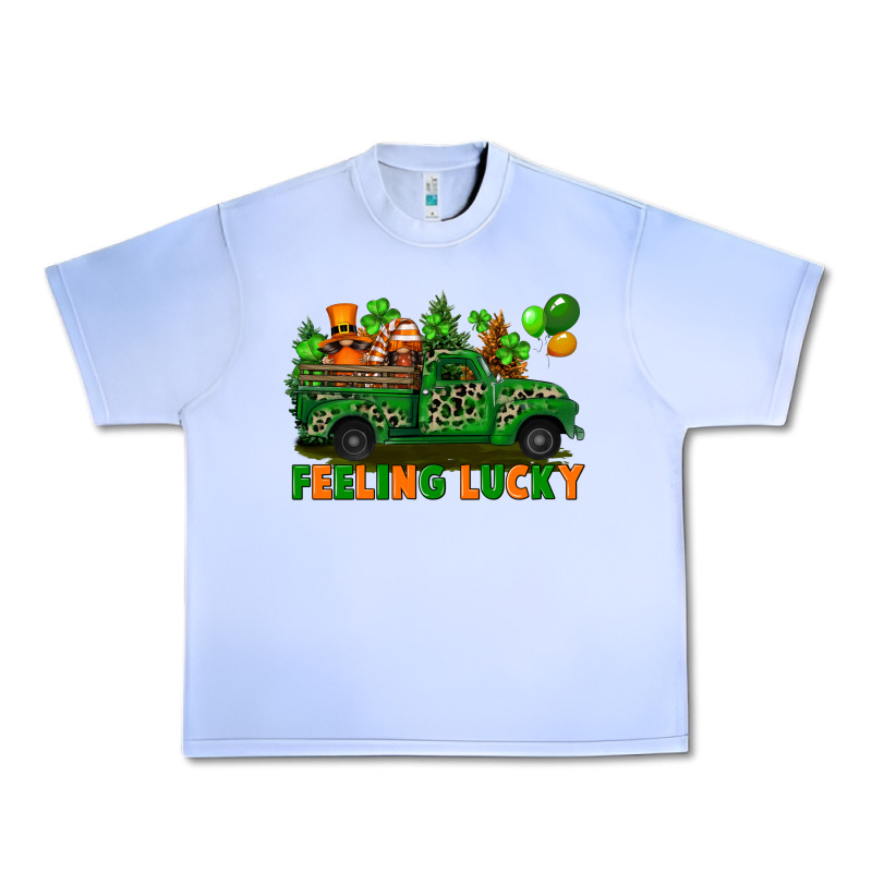 Feeling Lucky With Gnomes On Truck Urban Heavy Tee by FaDigitalArtStudio | Teevron